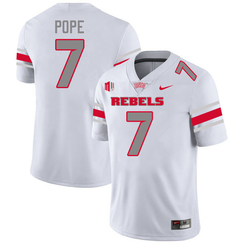 Jake Pope UNLV Jersey,UNLV Rebels Football Uniforms,Jerseys,Gears-White
